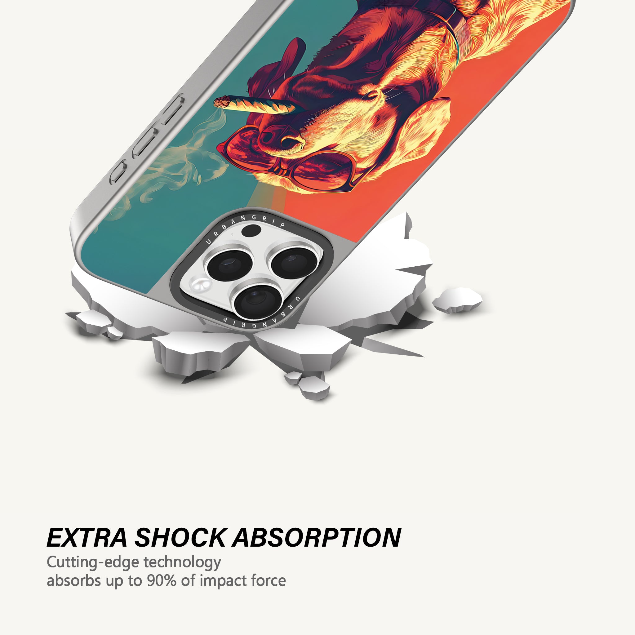 Cool Canine Smoke Vibe Case - MagSafe