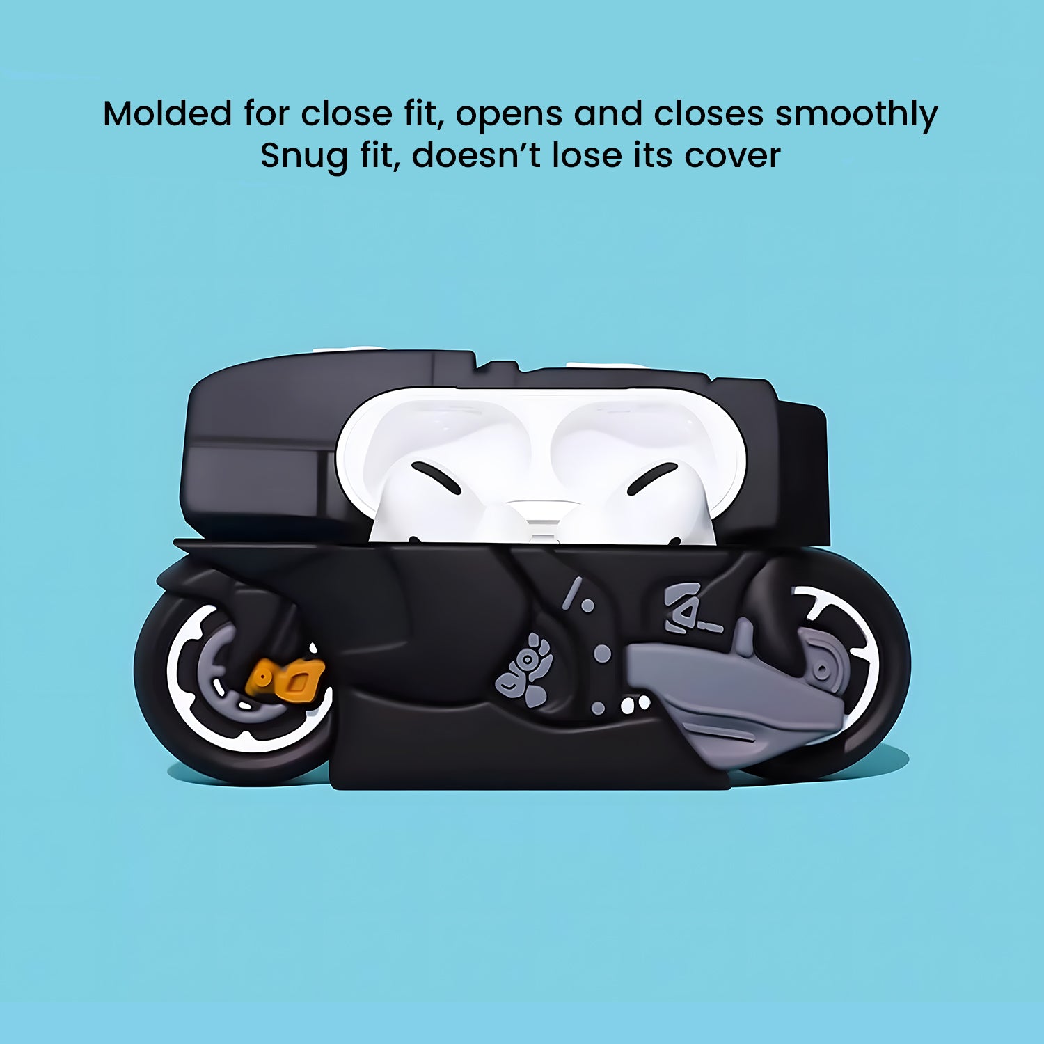 Motorbike Airpods Case