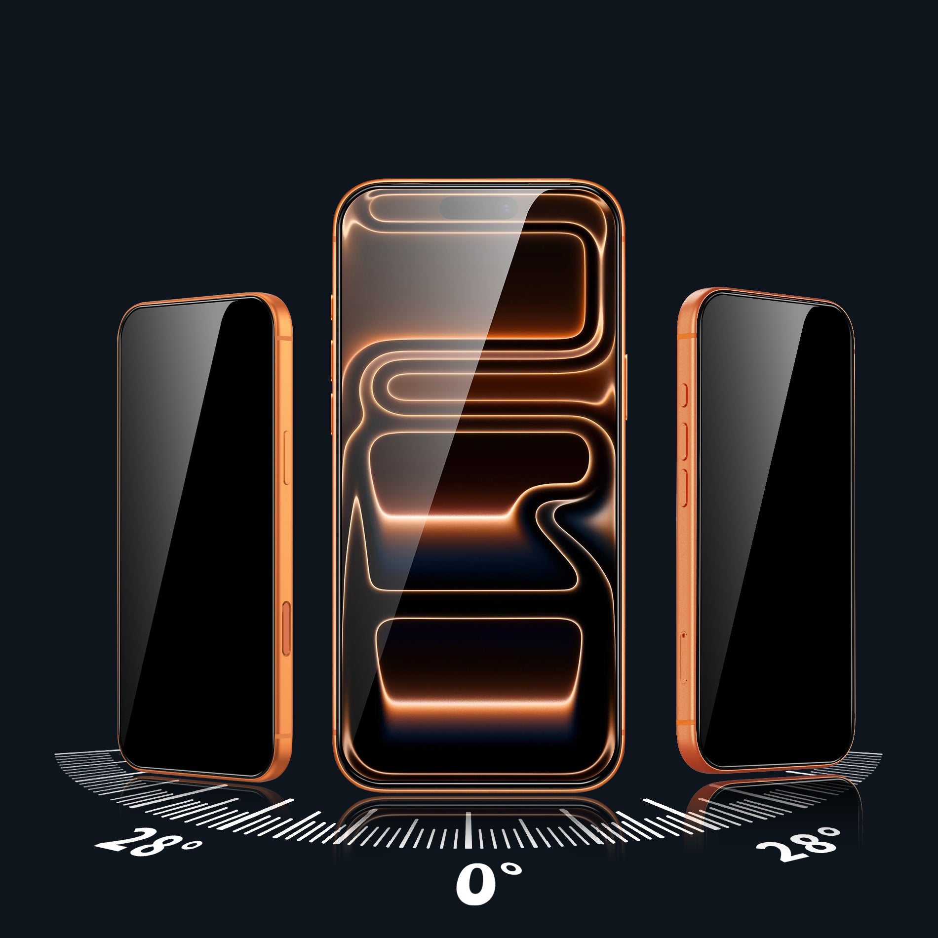 28° Privacy Tempered Glass Screen Protector