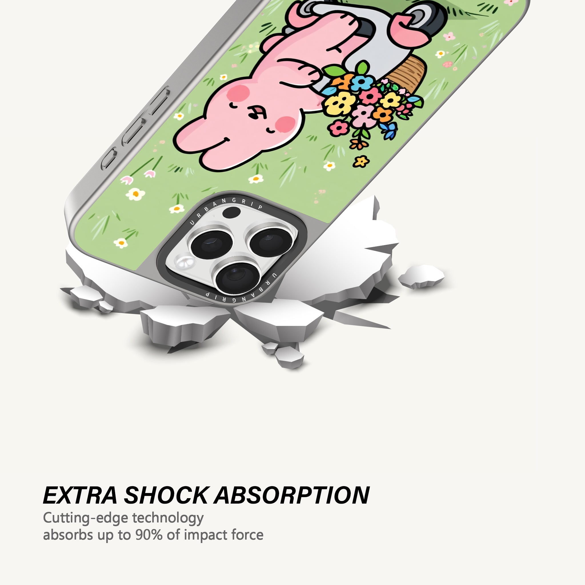 Bunny Riding Cycle Case - MagSafe