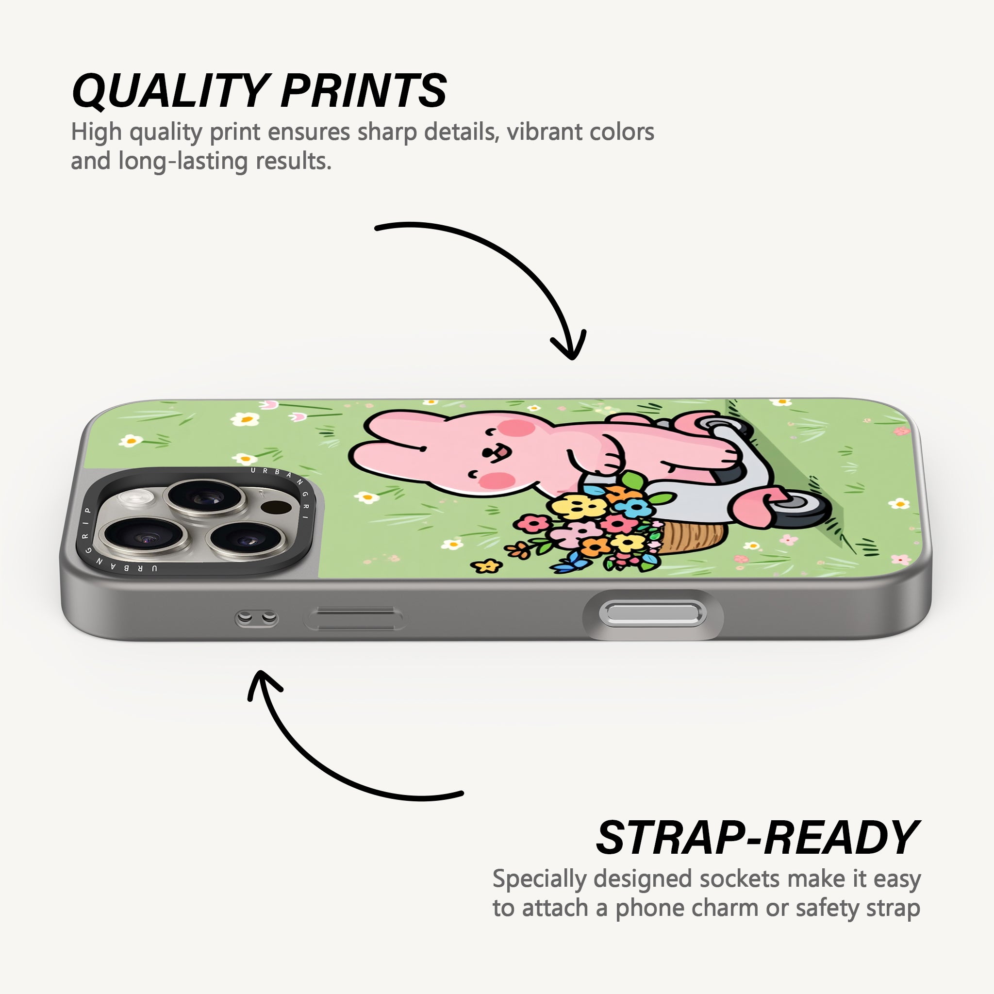 Bunny Riding Cycle Case - MagSafe