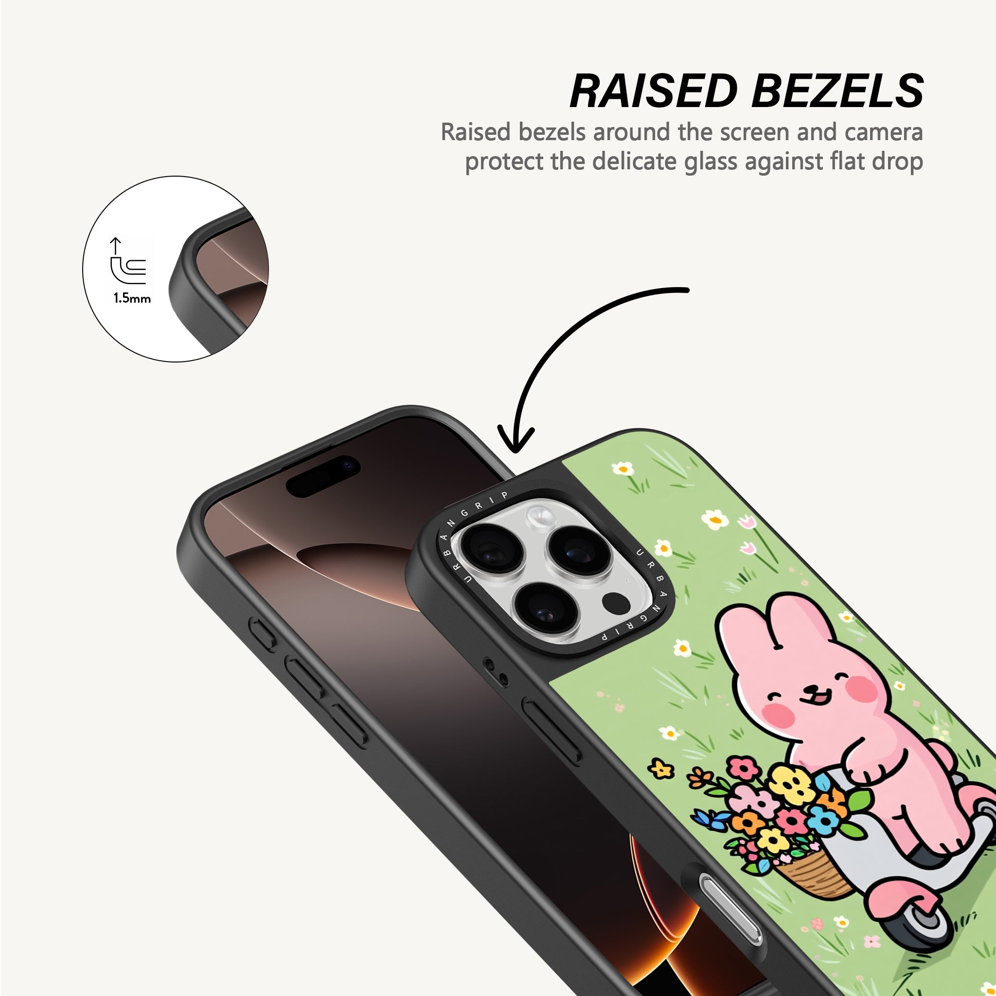 Bunny Riding Cycle Case - MagSafe