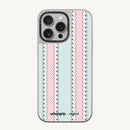 Pastel Bloom Stripe Case - MagSafe