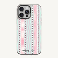 Pastel Bloom Stripe Case - MagSafe