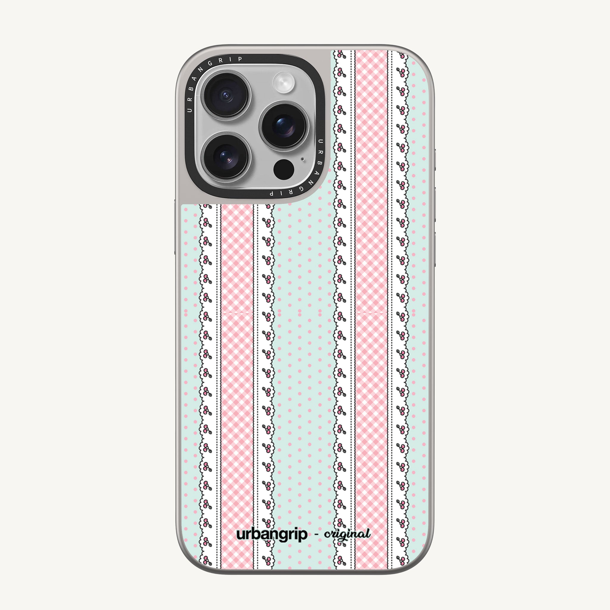 Pastel Bloom Stripe Case - MagSafe