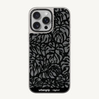 Noir Leaf Fusion Case - MagSafe
