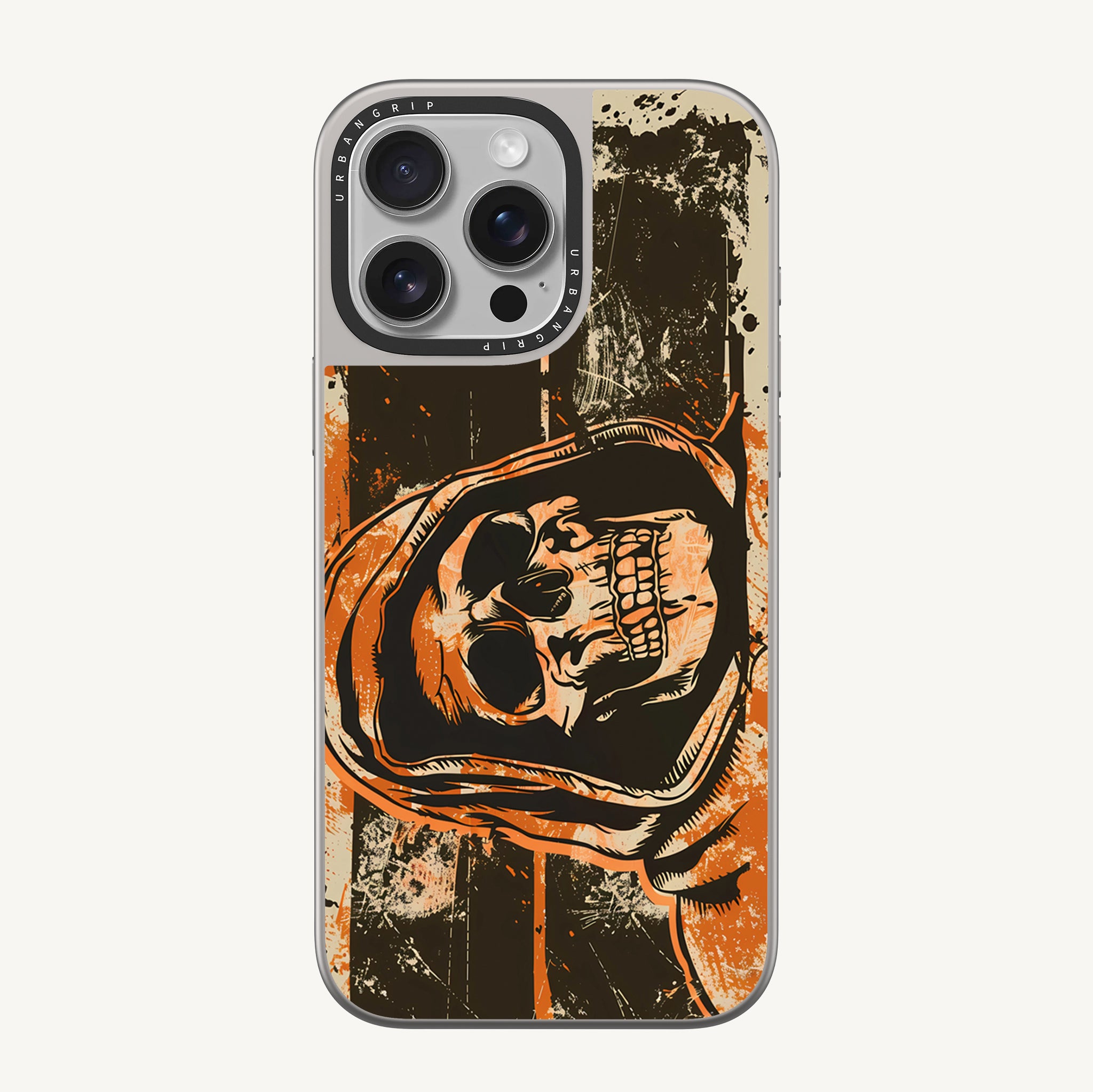 Grunge Hooded Skull Case - MagSafe