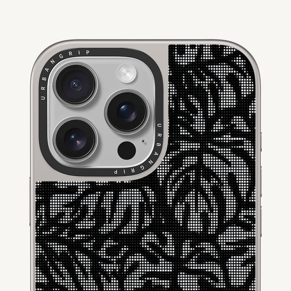 Noir Leaf Fusion Case - MagSafe