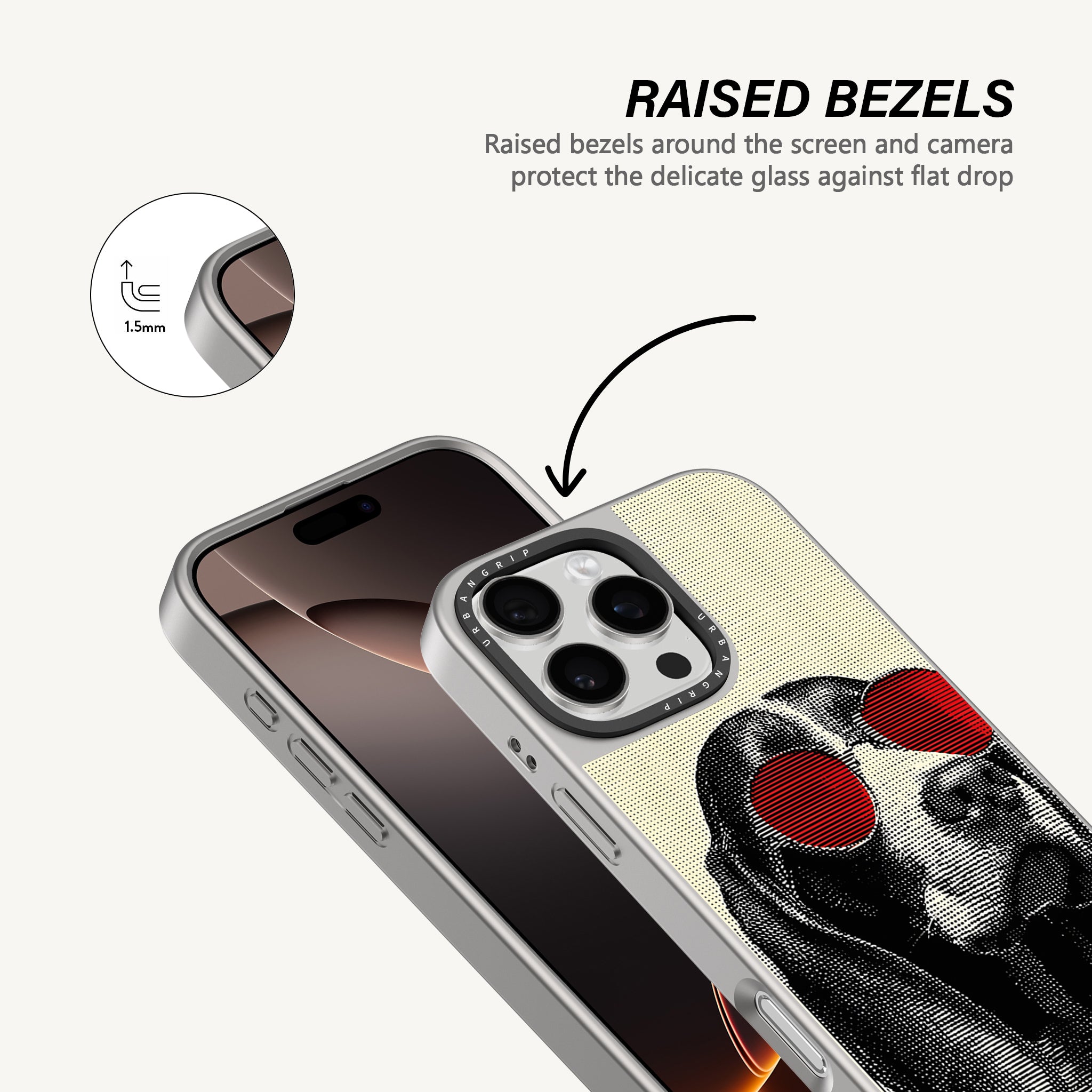 Retro Pup Red Shades Case - MagSafe