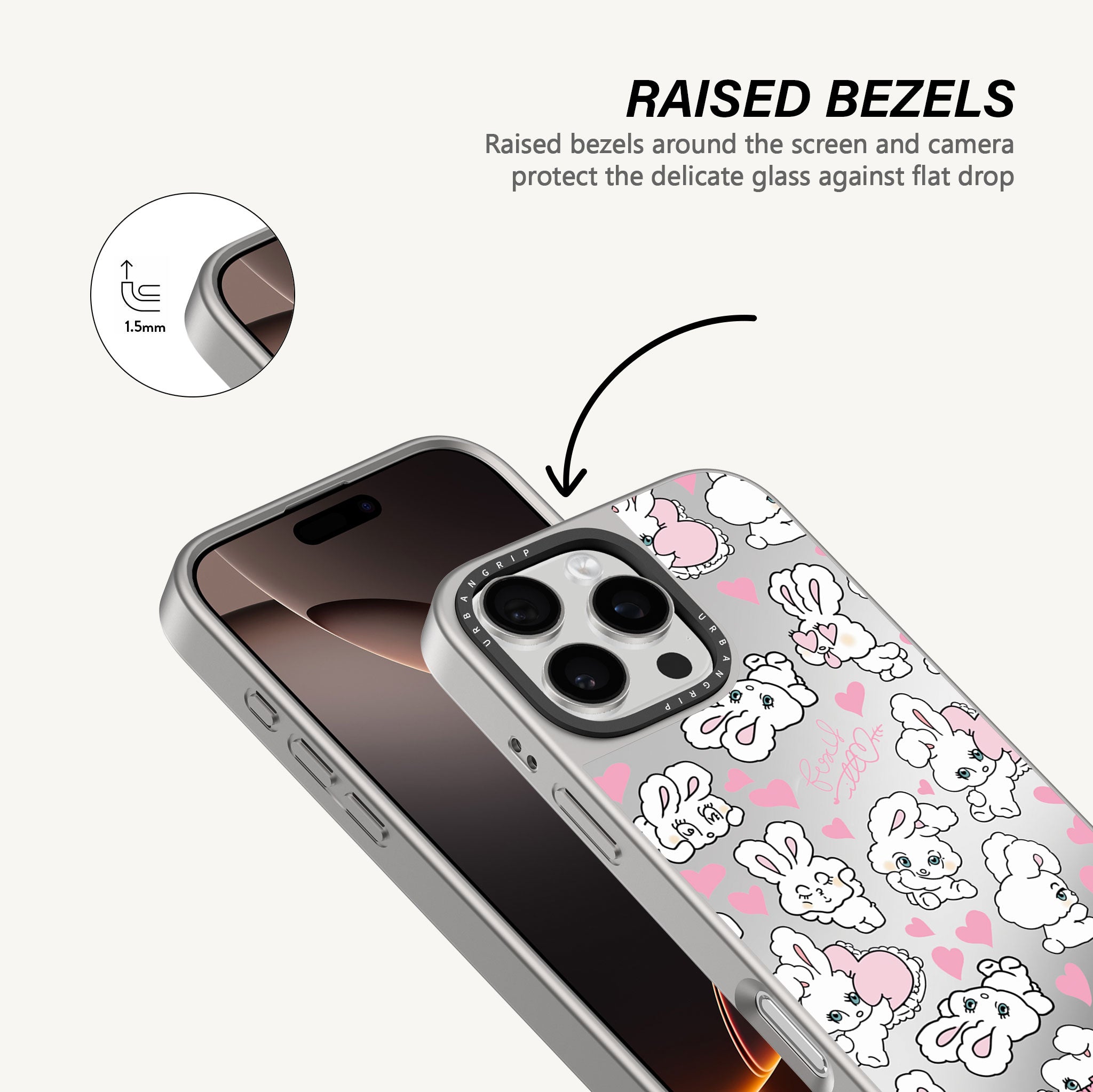 Bunny 100% Heart Case - MagSafe