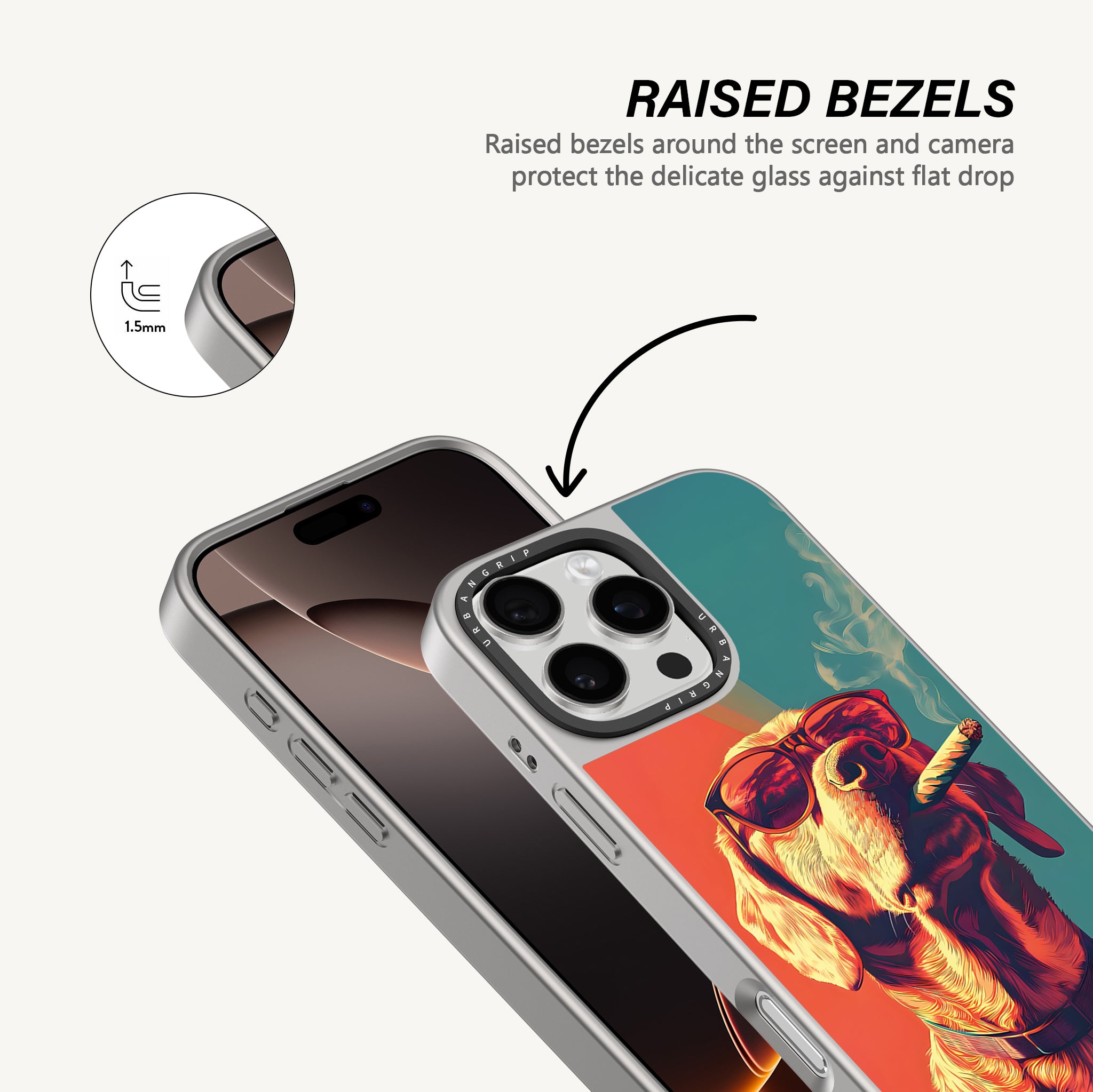 Cool Canine Smoke Vibe Case - MagSafe