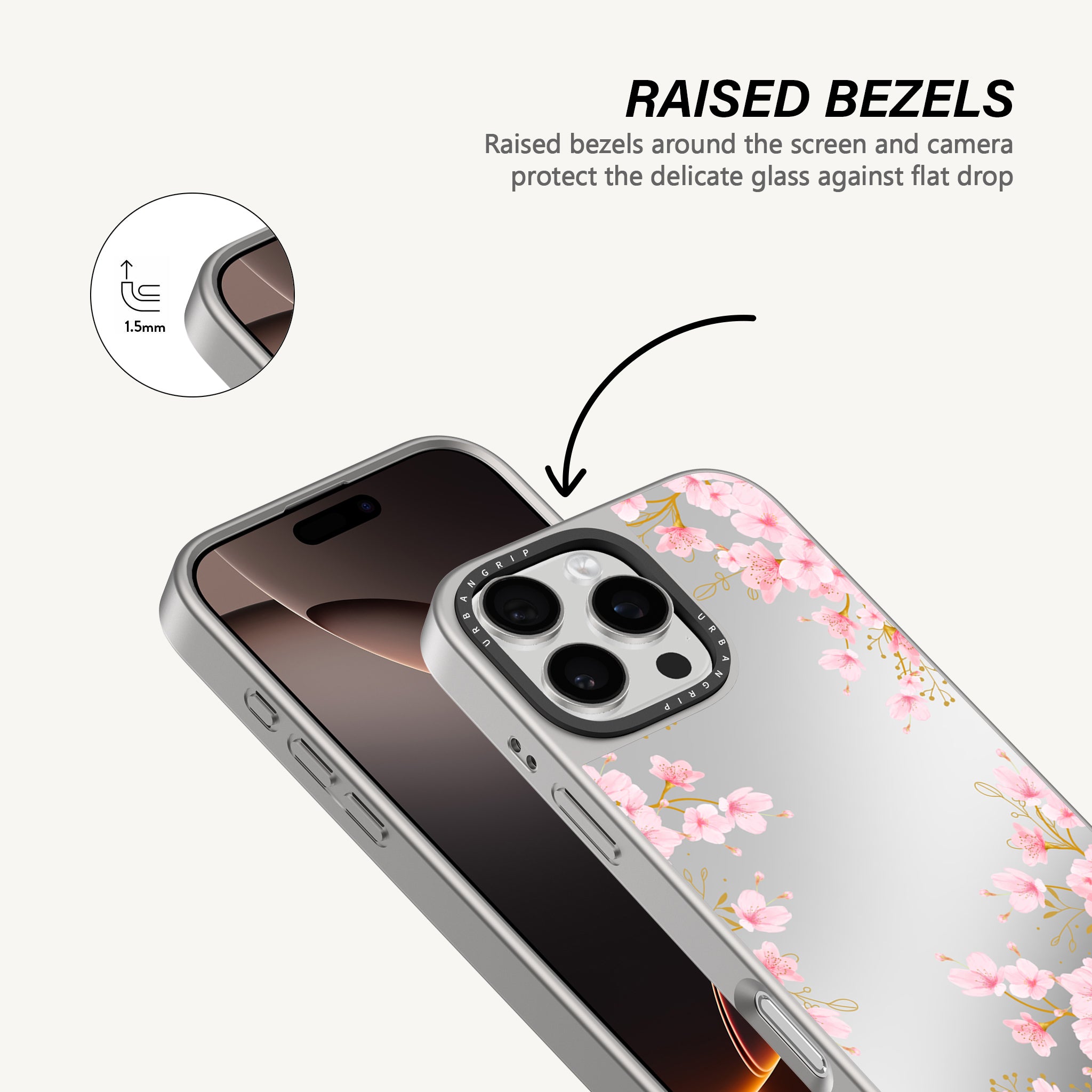 Blossom Freeze Mirror Elegance Case - MagSafe