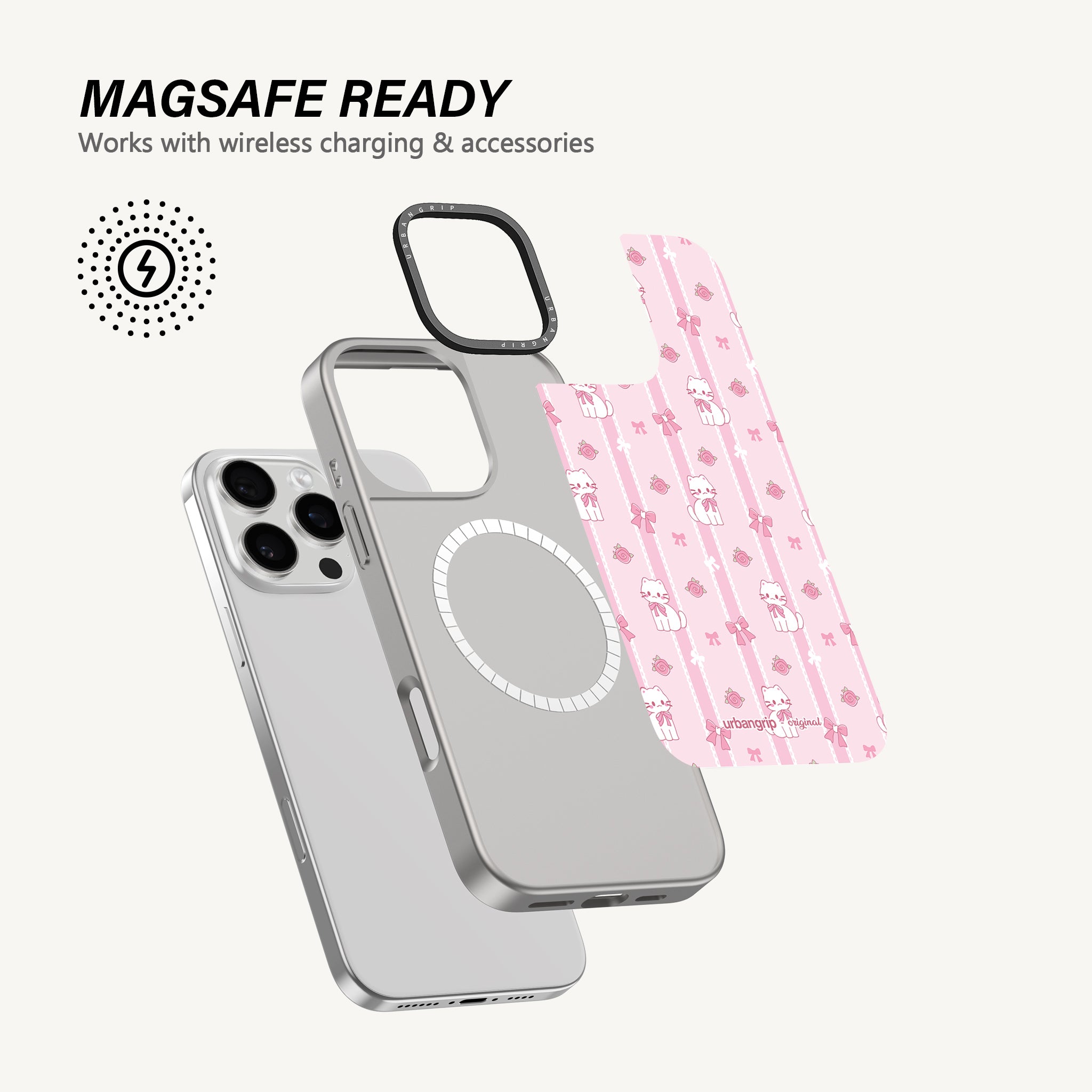 Cute Candy Kitty Charm Case - MagSafe