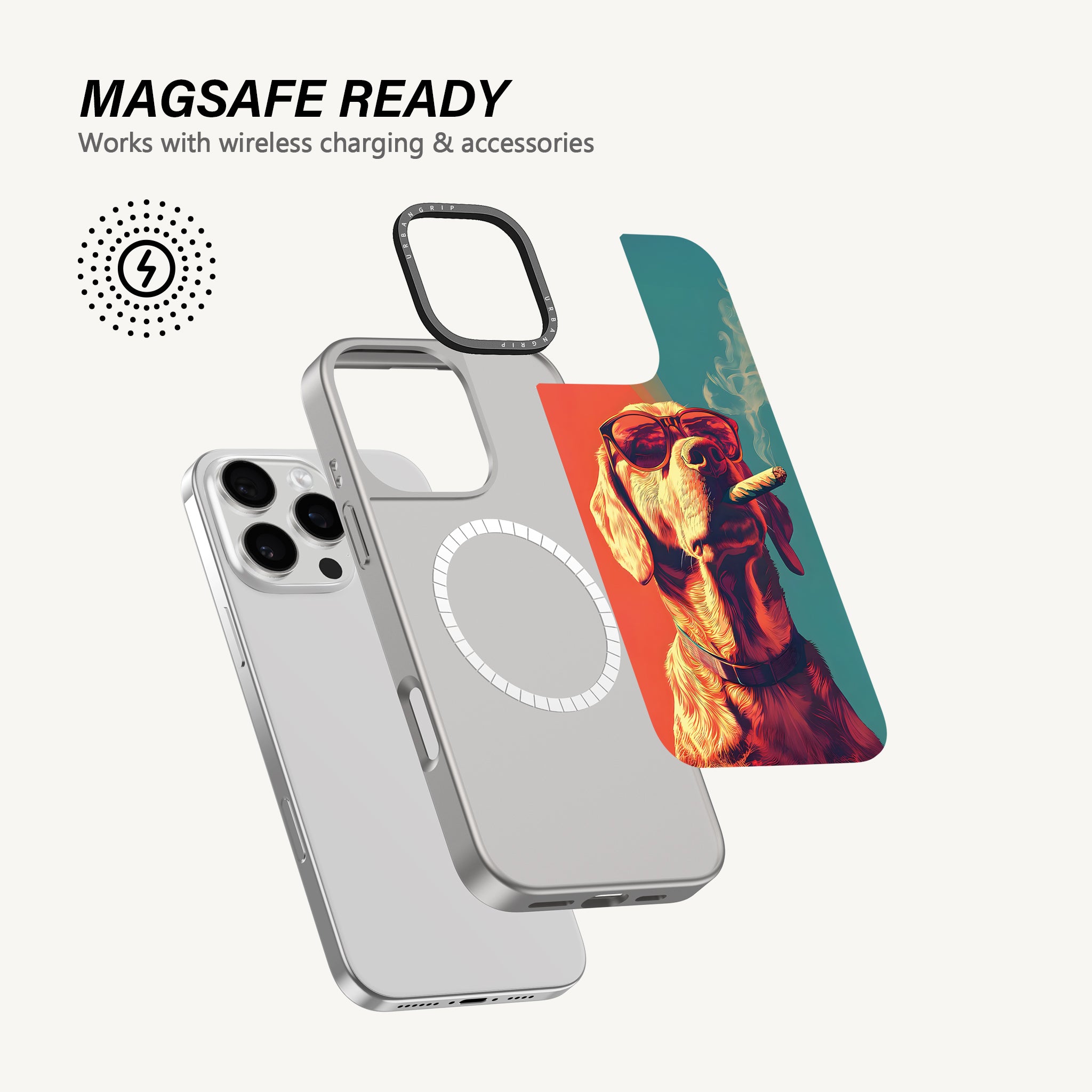Cool Canine Smoke Vibe Case - MagSafe
