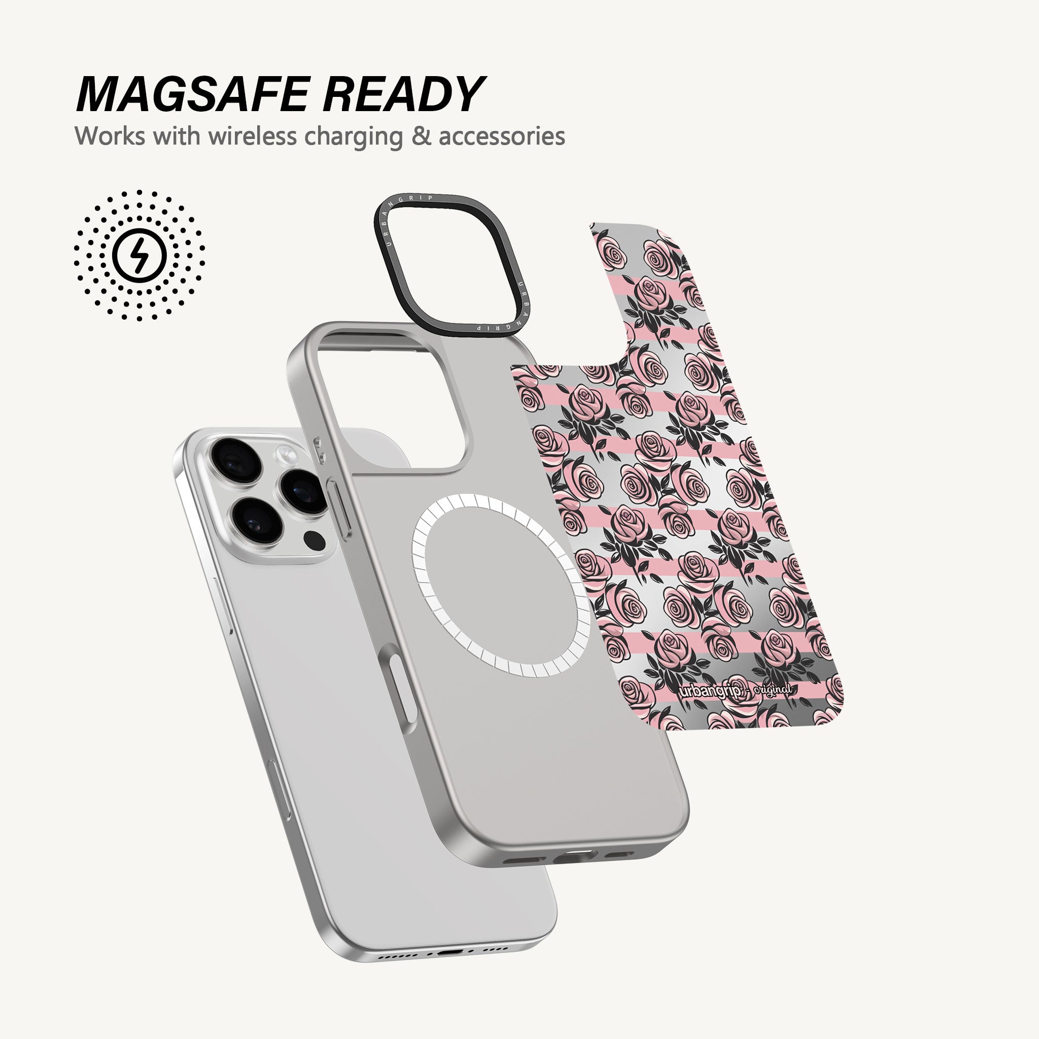 Rosé Stripes Case - MagSafe