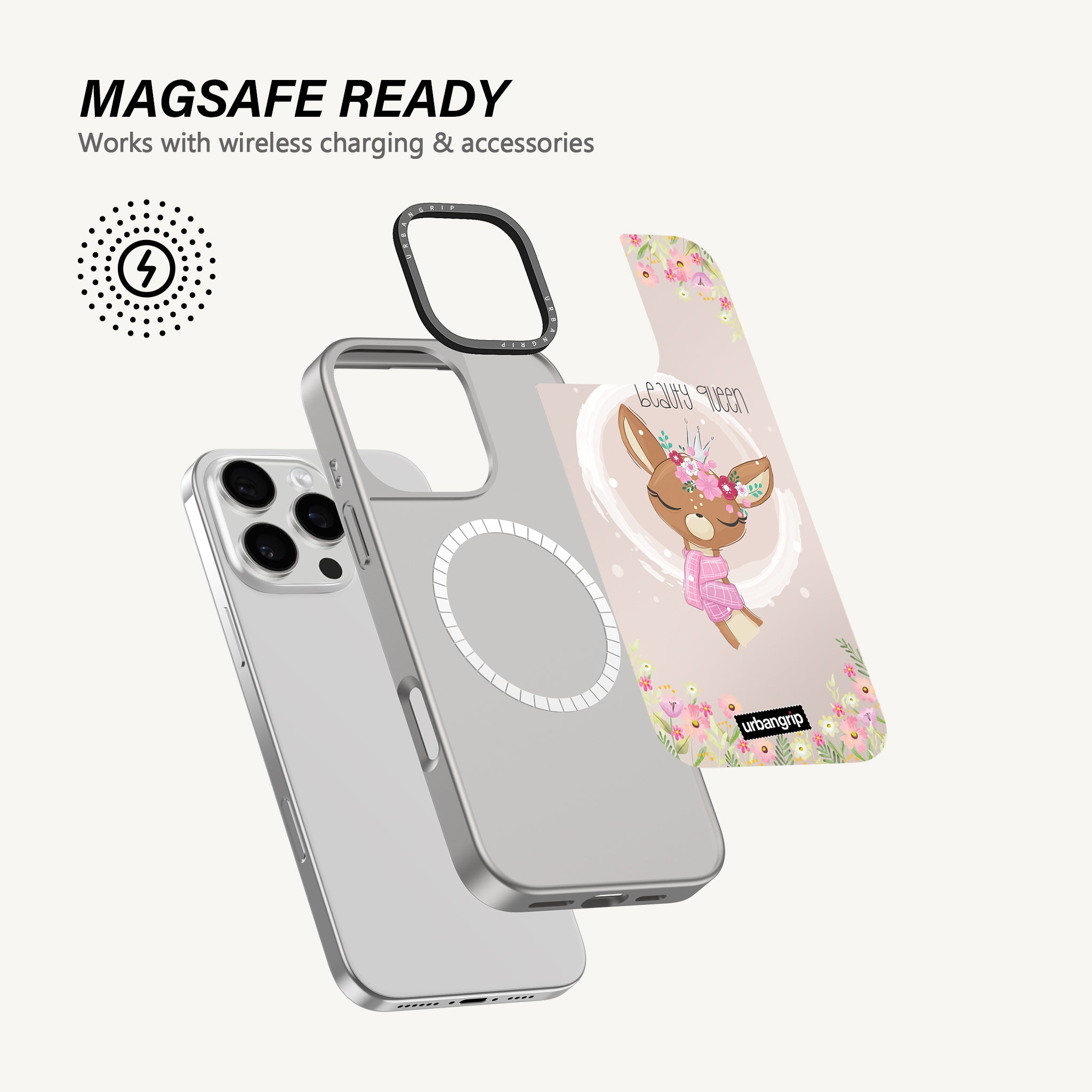 Beauty Queen Deer Case - MagSafe