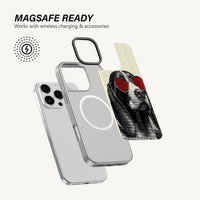 Retro Pup Red Shades Case - MagSafe