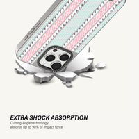 Pastel Bloom Stripe Case - MagSafe