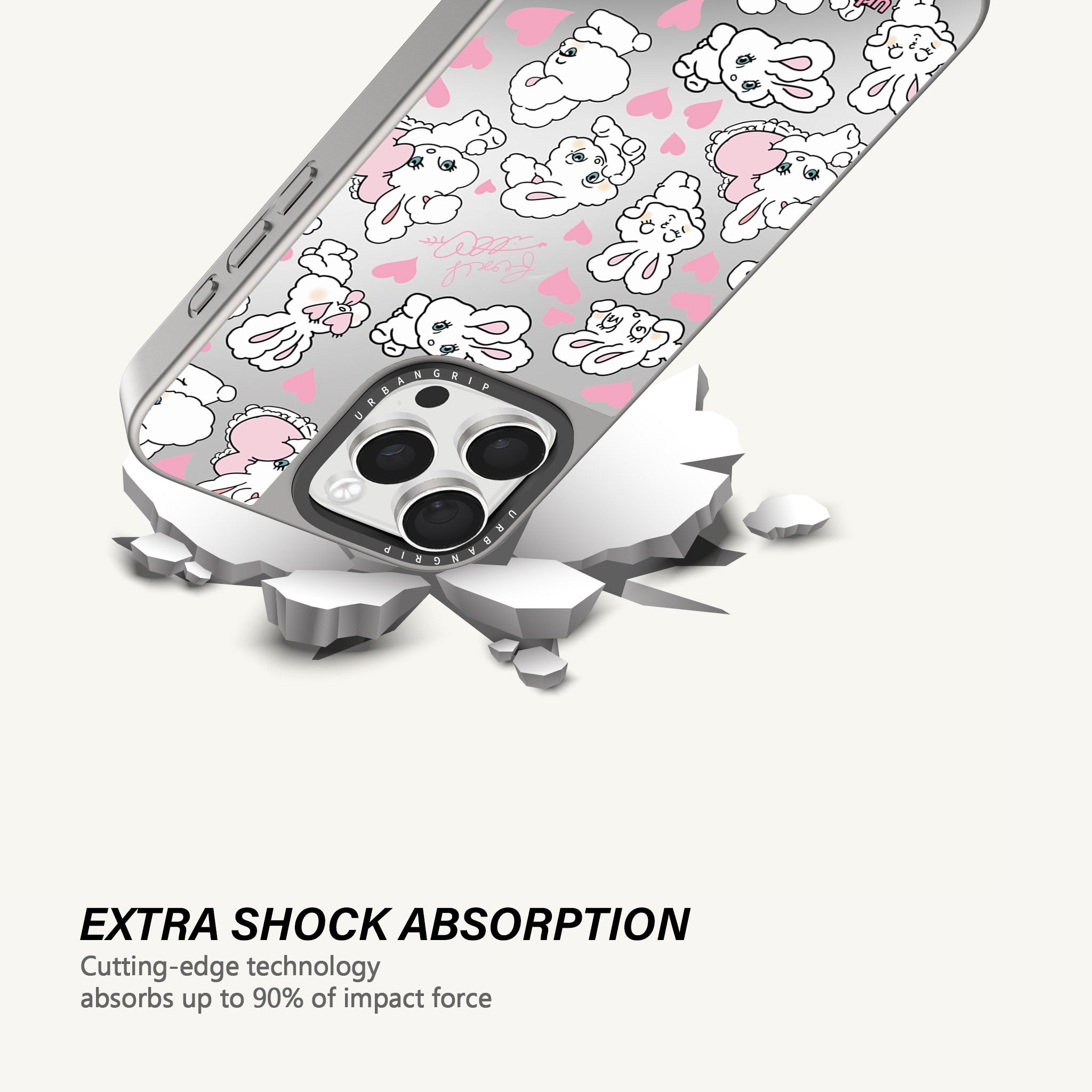 Bunny 100% Heart Case - MagSafe