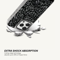 Noir Leaf Fusion Case - MagSafe