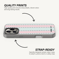 Pastel Bloom Stripe Case - MagSafe