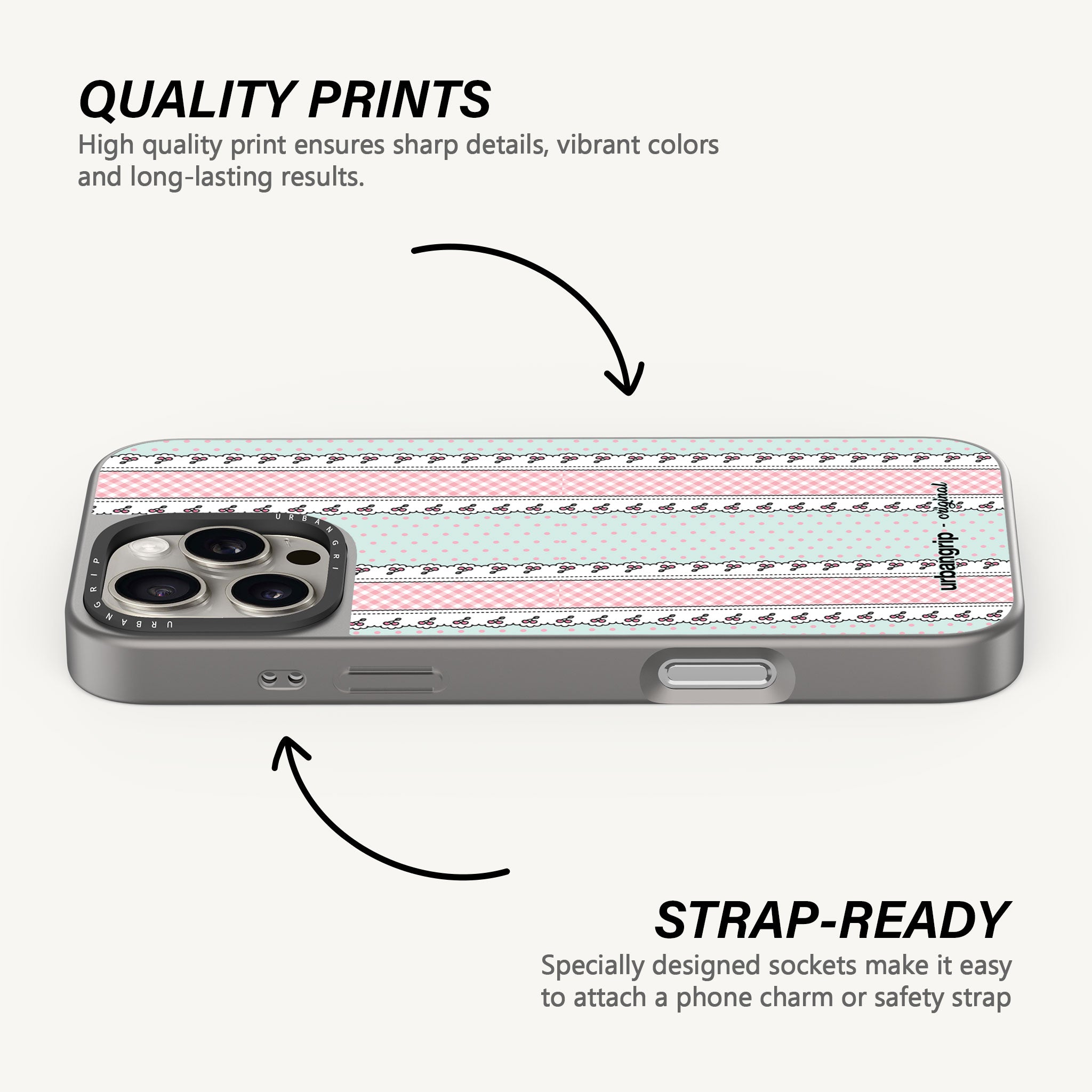 Pastel Bloom Stripe Case - MagSafe