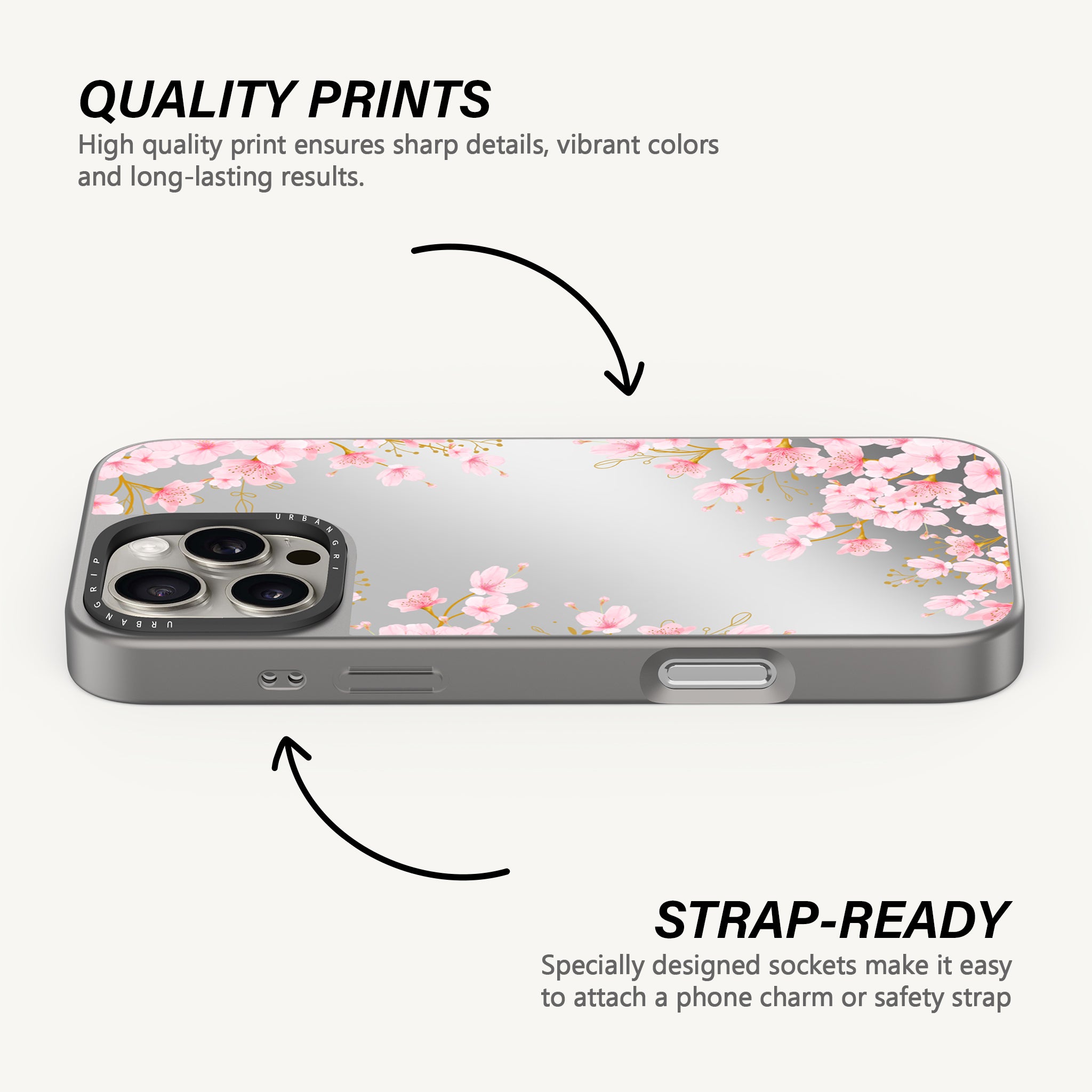 Blossom Freeze Mirror Elegance Case - MagSafe