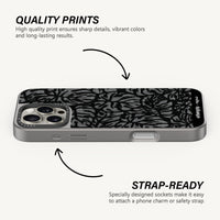 Noir Leaf Fusion Case - MagSafe