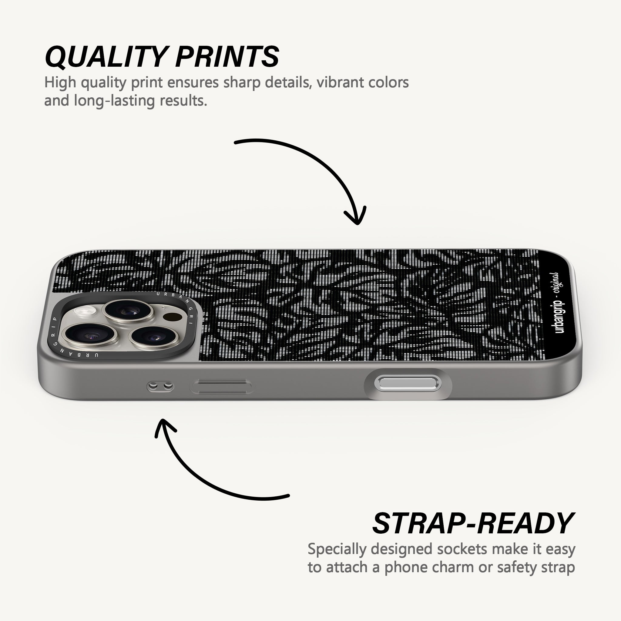 Noir Leaf Fusion Case - MagSafe
