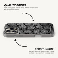 Monochrome Bloom Case - MagSafe