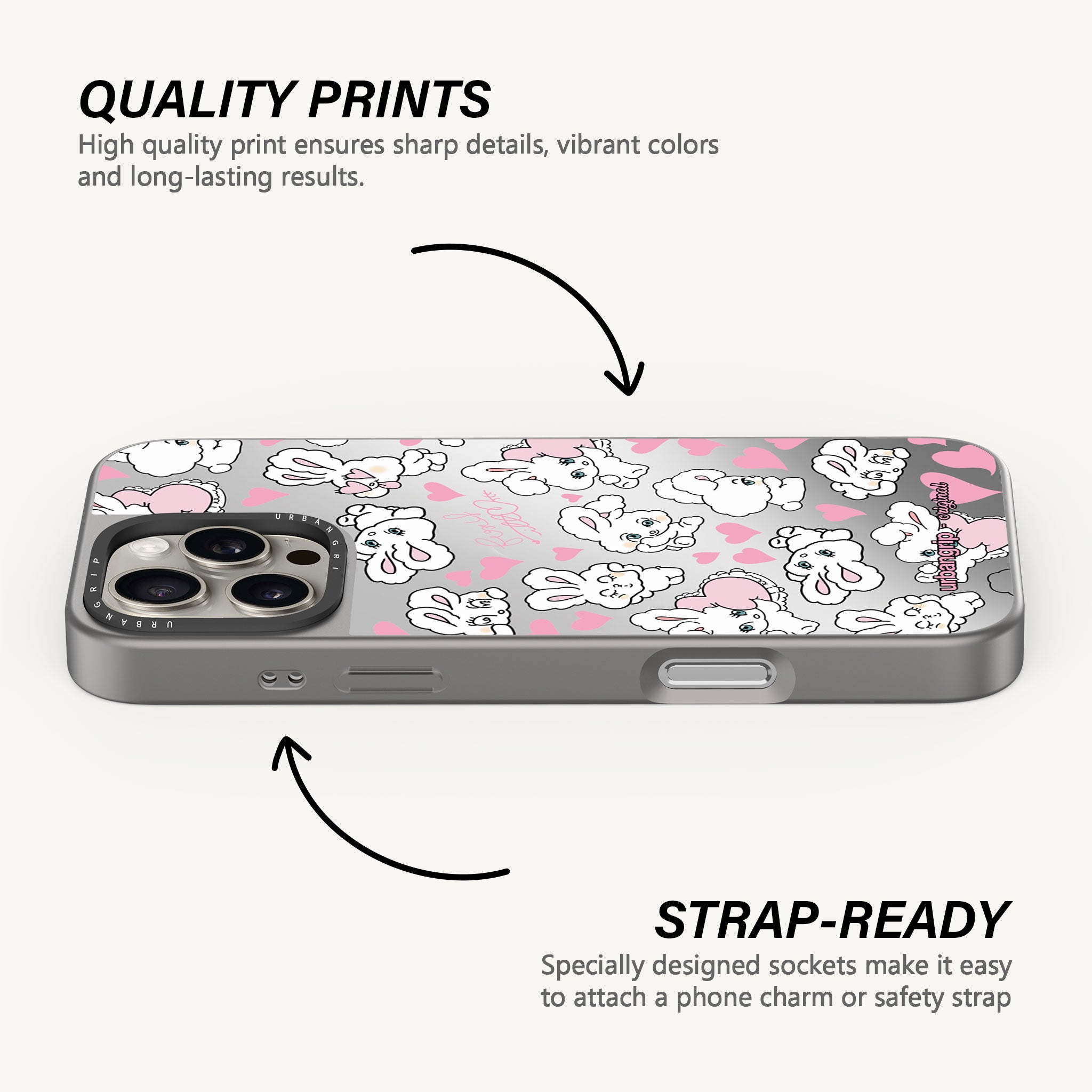 Bunny 100% Heart Case - MagSafe