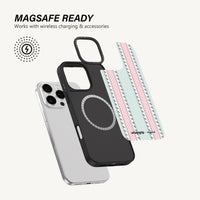 Pastel Bloom Stripe Case - MagSafe