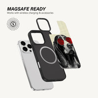 Retro Pup Red Shades Case - MagSafe