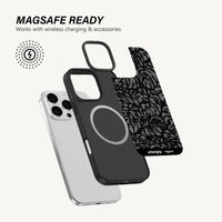 Noir Leaf Fusion Case - MagSafe