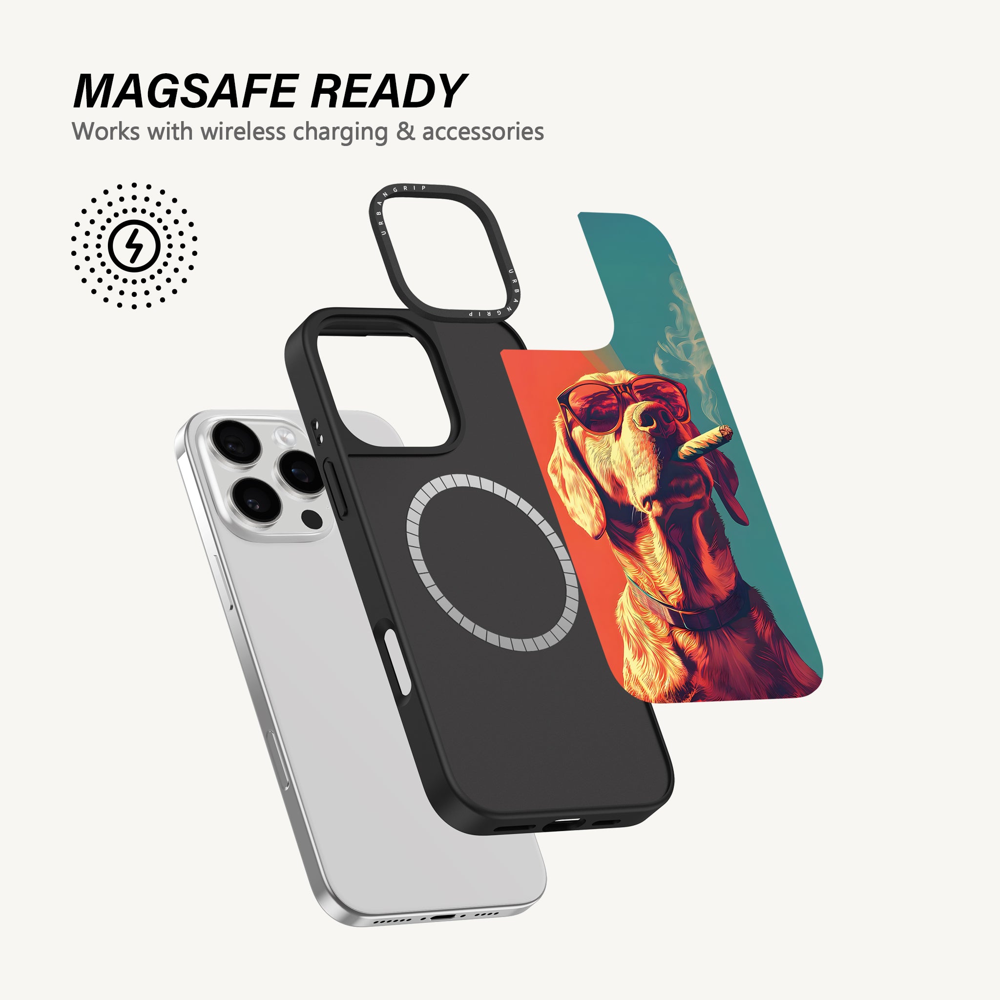 Cool Canine Smoke Vibe Case - MagSafe