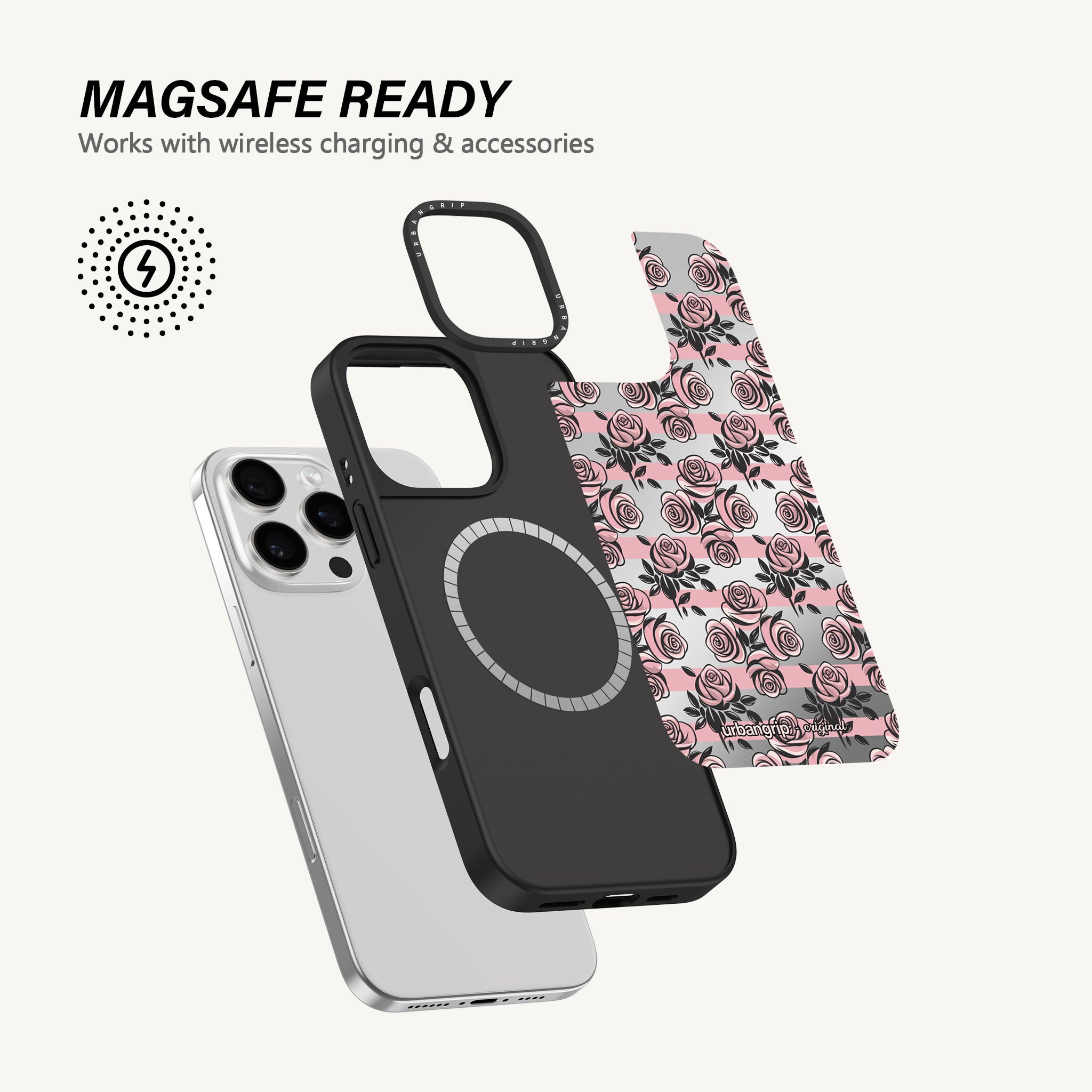 Rosé Stripes Case - MagSafe