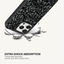 Noir Leaf Fusion Case - MagSafe