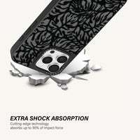 Noir Leaf Fusion Case - MagSafe