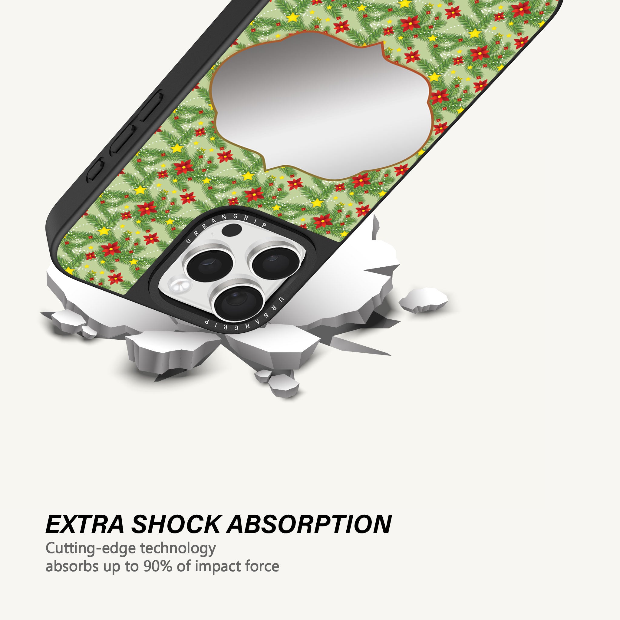 Holiday Reflection Mirror Case