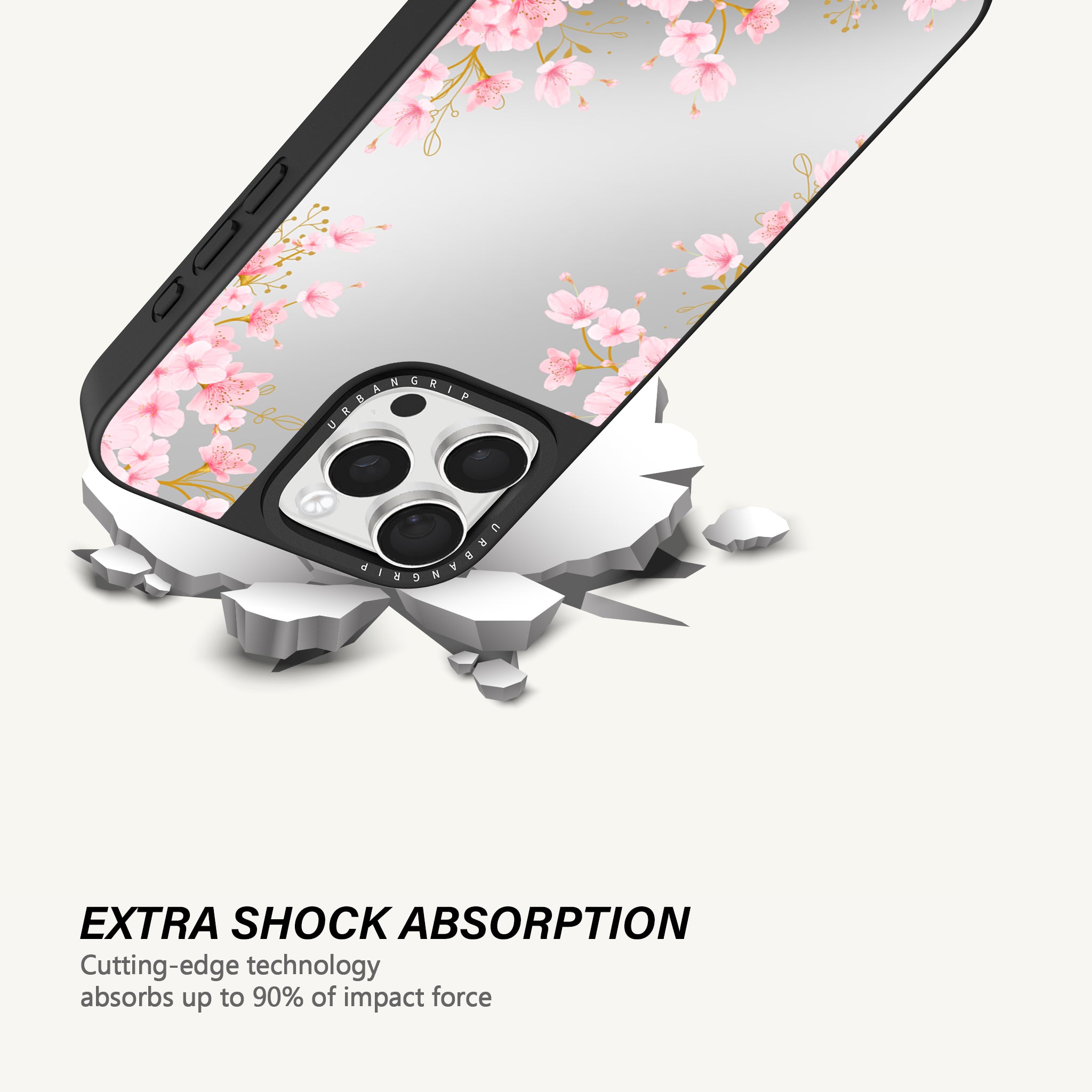 Blossom Freeze Mirror Elegance Case - MagSafe