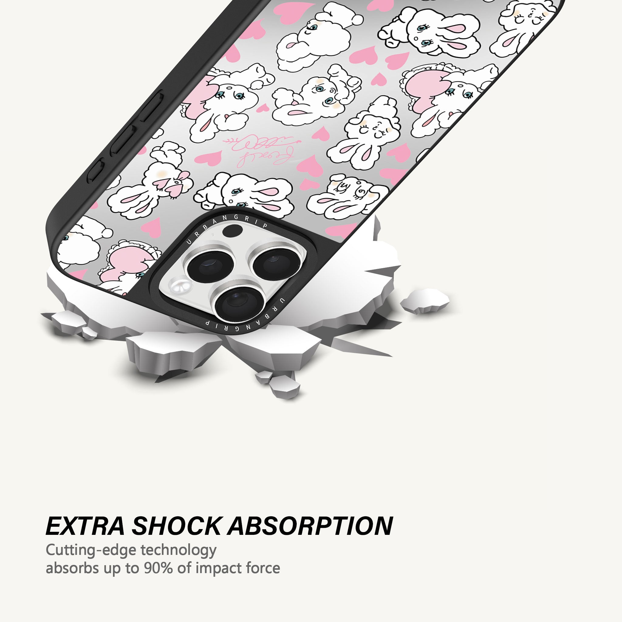 Bunny 100% Heart Case - MagSafe