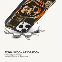 Grunge Hooded Skull Case - MagSafe