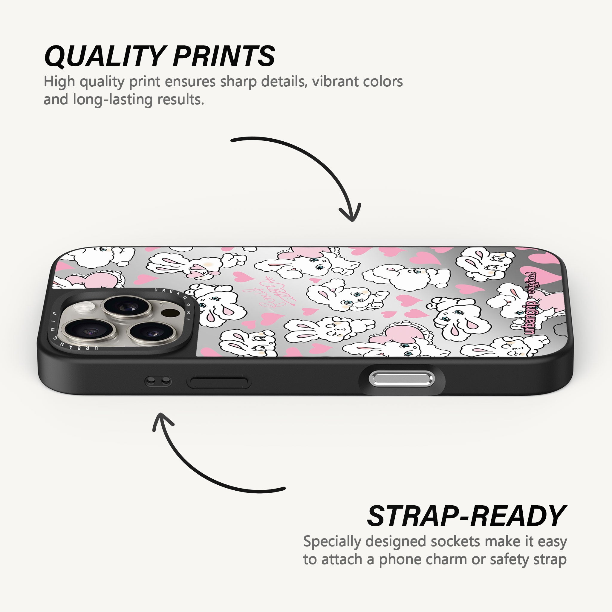 Bunny 100% Heart Case - MagSafe