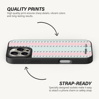 Pastel Bloom Stripe Case - MagSafe