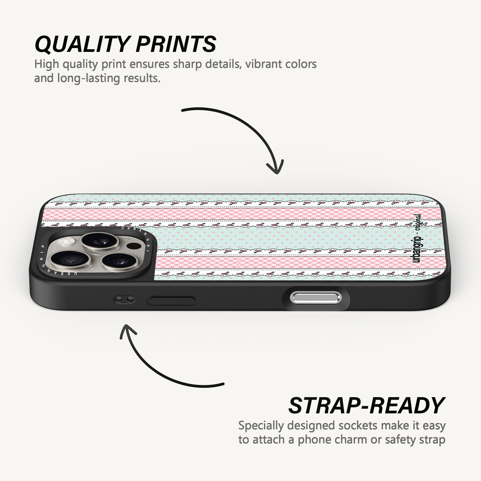 Pastel Bloom Stripe Case - MagSafe