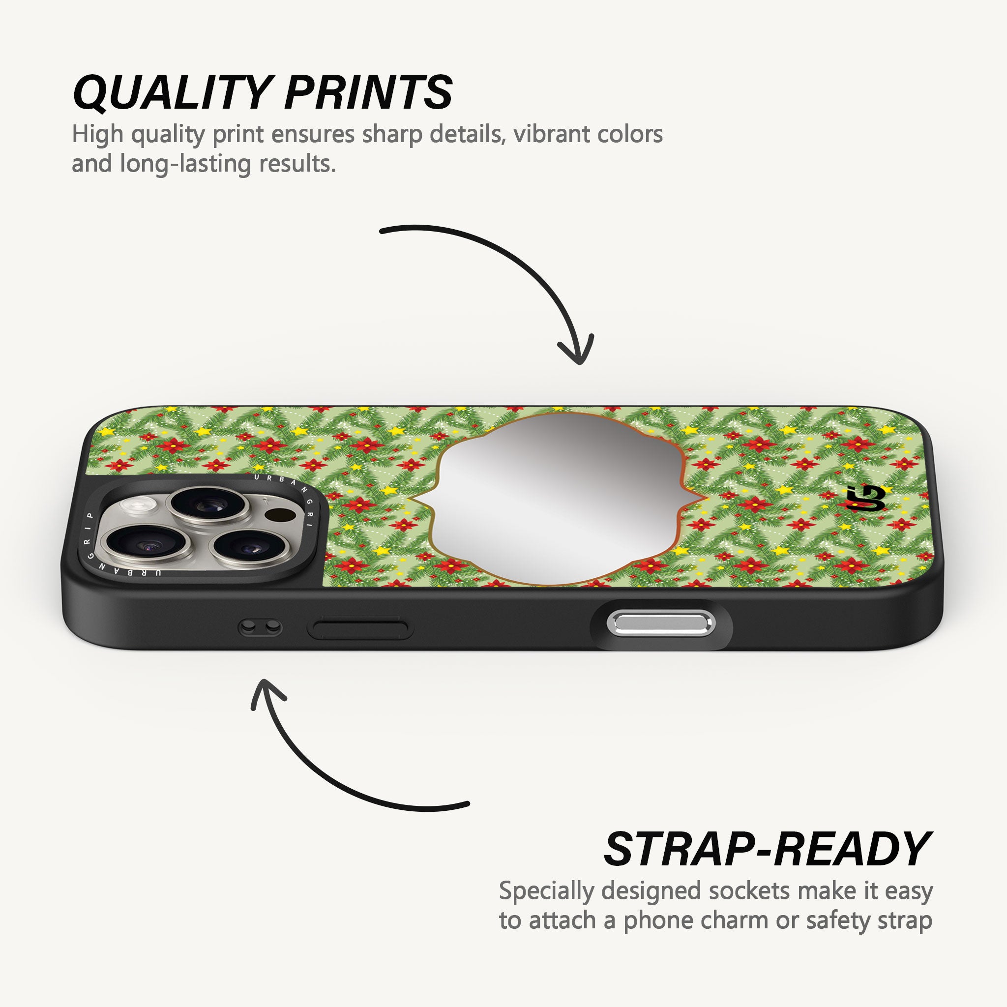 Holiday Reflection Mirror Case