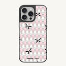 Pink Plaid Ribbon Case - MagSafe