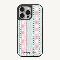 Pastel Bloom Stripe Case - MagSafe