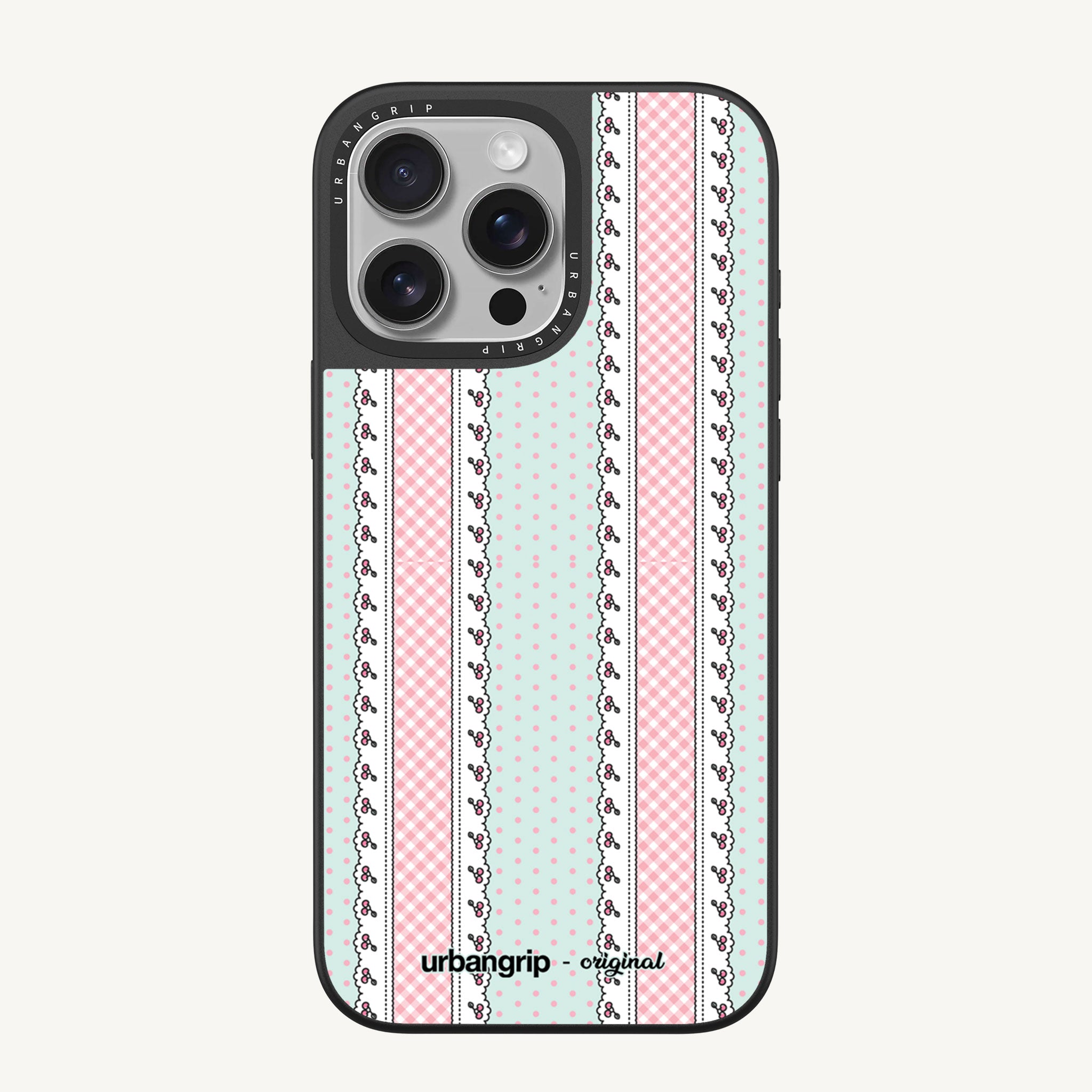 Pastel Bloom Stripe Case - MagSafe