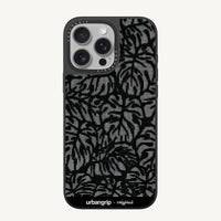 Noir Leaf Fusion Case - MagSafe